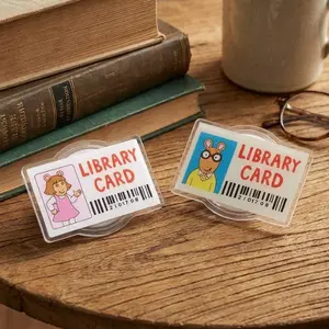 Combo Library Card Phone Grip, Arthur Library Card Phone Grip, Arthur Inspired Bookish Kindle Holder, Kindle Phone Holder Grip, Gift for Readers