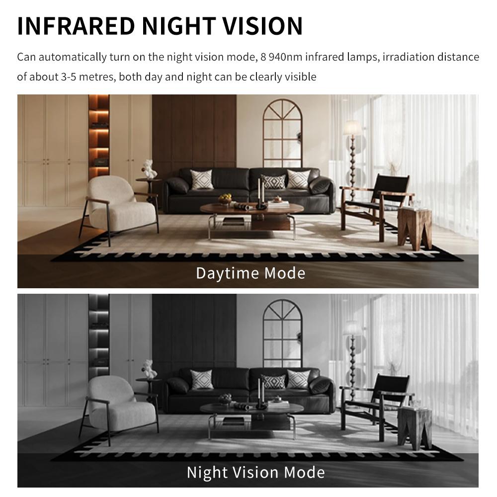 W09 Mini Home Security Camera 1080P HD Hidden Spy Camera with Night Vision Motion Detection Phone App Alerts for Indoor Outdoor Wireless Surveillance Baby Pet Car Without SD Card WiFi Infrared