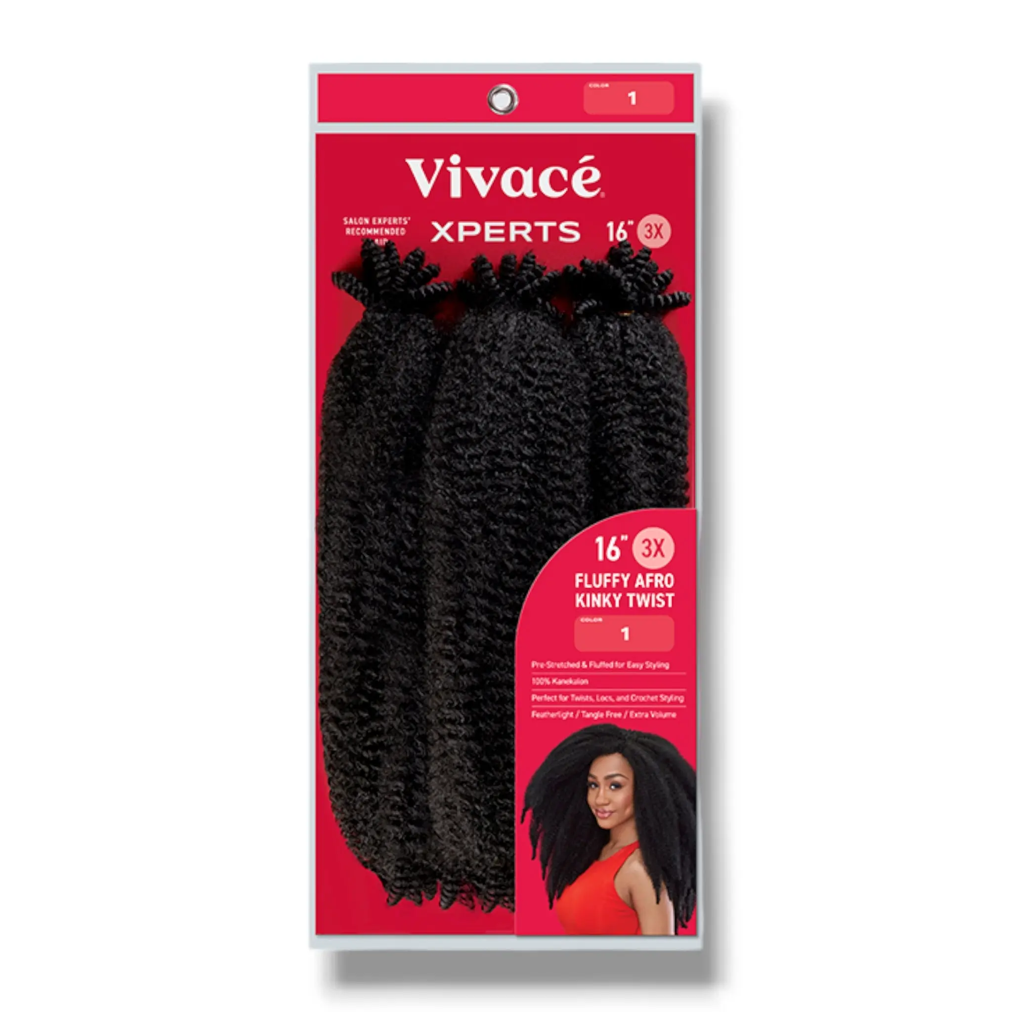 16" Vivacé Xperts 3x Fluffy Afro Kinky Twist
