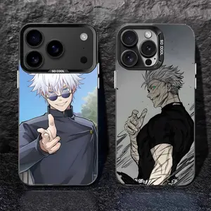 Anime Gojo S-Satoru Phone Case For iPhone 17 Air 16,15,14,13,12,11,Pro,MAX Black Matte Shockproof Cover
