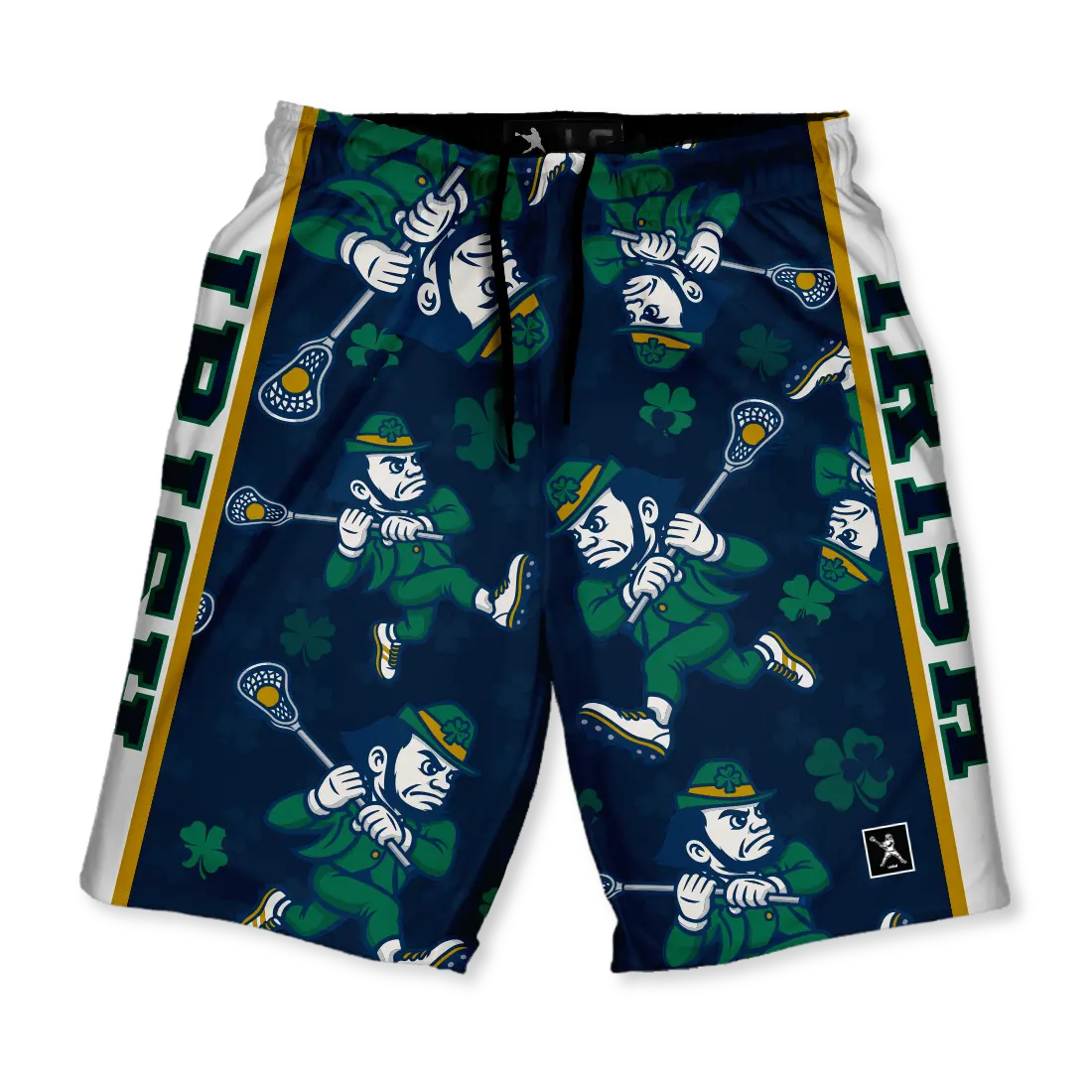 Irish Lax Active Men's Lacrosse Shorts, Breathable Fabric, Drawstring, Elastic Waist Sports & Outdoor Clothing, Male, Active Men's Sports Shorts, Athletic Cut