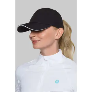 Racket Padel Ponytail Cap | Black