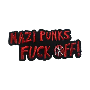 Nazi Punks Fuck Off Patch (Text)