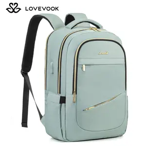 LOVEVOOK  Laptop Backpack with USB Port - Spring Glow Up Lightweight  School Backpack with Laptop Compartment and Anti-Theft Pocket for College,Travel,Teacher, Doctor, Nurse