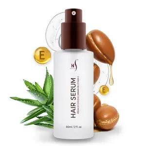 Herstyler Argan Oil Hair Serum - Anti-Frizz Hair Serum for Frizzy and Damaged Hair - Lightweight Heat Protectant Serum for Hair Growth - Hair Oil Serum with Aloe Vera, Vitamin E & Argan Oil - Boosts Shine & Hydration - Haircare - 2 Fl Oz - 1 Pack