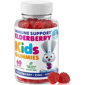 DR. MORITZ Elderberry Gummies for Kids & Toddlers - Immune System Booster- Health Support with Black Sambucus Elderberries Extract - Herbal Immunity Boost Supplement