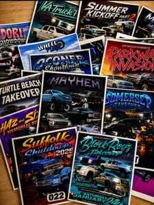 Truck Show Sticker Mystery Pack - Vehicle Accessories, Automotive Car Exterior Truck Decals Bundle