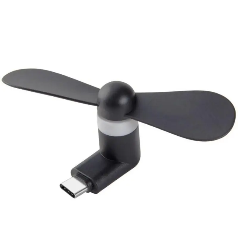 Mini Portable Phone Fan, USB-C (Type-C) Phone Fan, USB Powered Fan, Portable Phone Fan Compatible with iPhone 15, Samsung Galaxy, Google Pixel-Motorola Moto, iPad, Phone Cooling Fan, Cellphone Cooling Fan, Portable Cool Gadgets