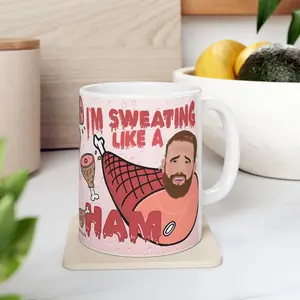[Sale off up to 65%] Love on the Spectrum SWEATING Like a HAM Connor Funny Ceramic 11oz & 15oz Reality Tv Coffee Mug , Friend, Birthday Gift