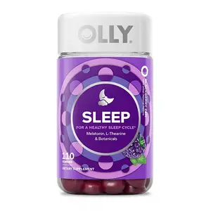 OLLY Restful and Healthy Sleep Cycle Support, 110 Gummies, Blackberry (110 ct.) Healthcare Supplement