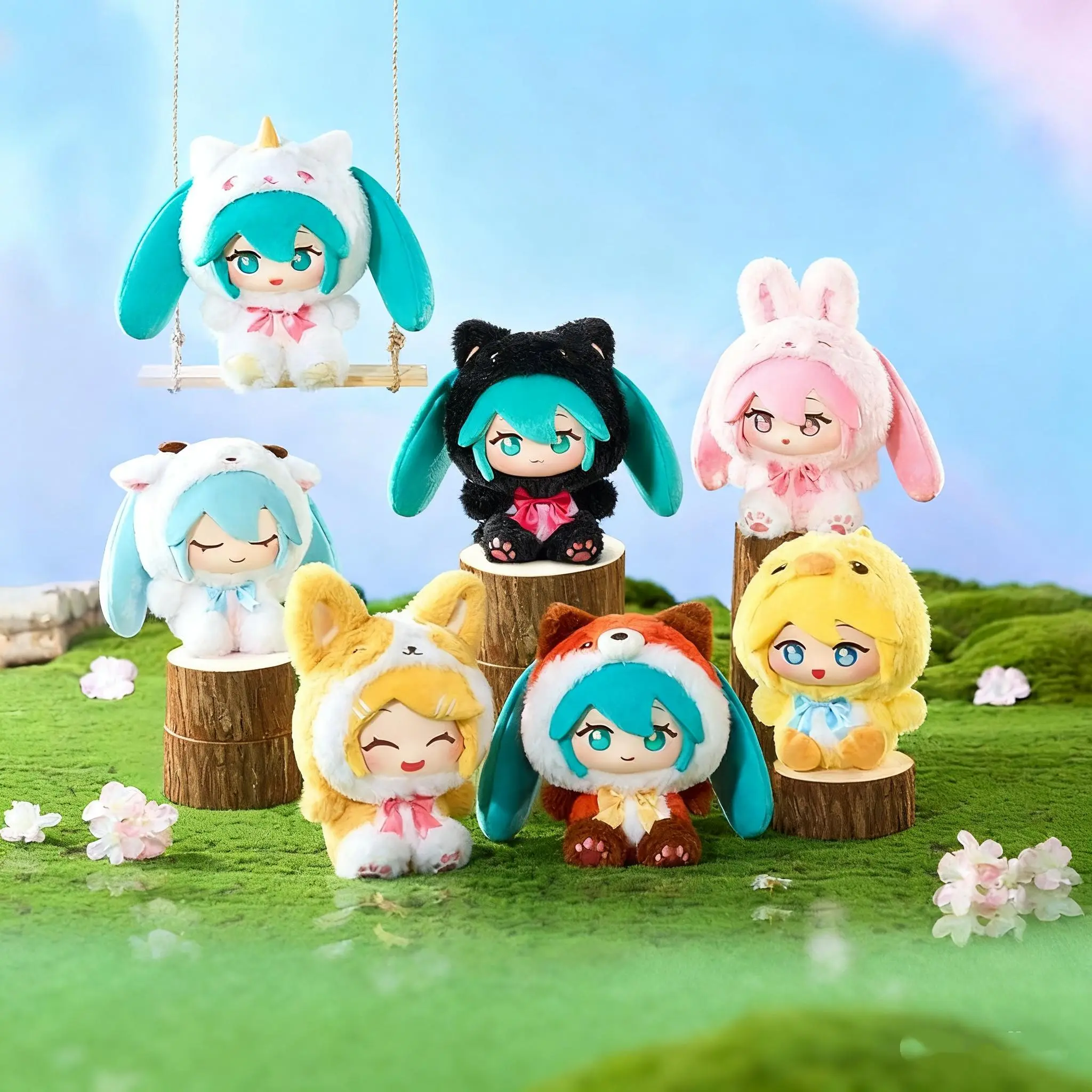 Miniso Hatsune Miku Forest Cuties Plush Blind Box, High Quality Plush Doll,Cute Sofa Bed Decoration,Perfect Gift for Fans Boys & Girls #Summervibes, Back To School
