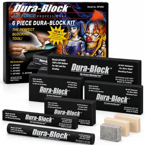 Dura-Block AF44A 6 Piece EVA Foam Sanding Block Kit Wet Dry