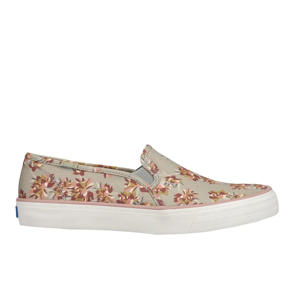 Keds Womens Double Decker Canvas Slip On Sneakers Shoes Casual - Green