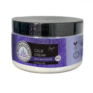 Crogooe Calm Cream Lavender flavor-With Magnesium & Vitamin-4oz Moisturizer Skincare Daily Nourishing Comfort
