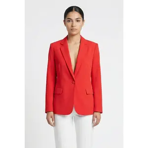 Classic Single-Button Tailored Blazer