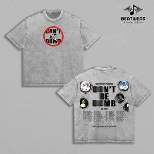 Vintage DBD Album Tour 2026 Merch For Asap Mob Fans High-quality Cotton Washed T-Shirt, Rakim Mayers Fan Shirt Hip-Hop Shirt, Don't Be Dumb Tour Merch, Gift For Flacko Rap Fan Graphic Tee