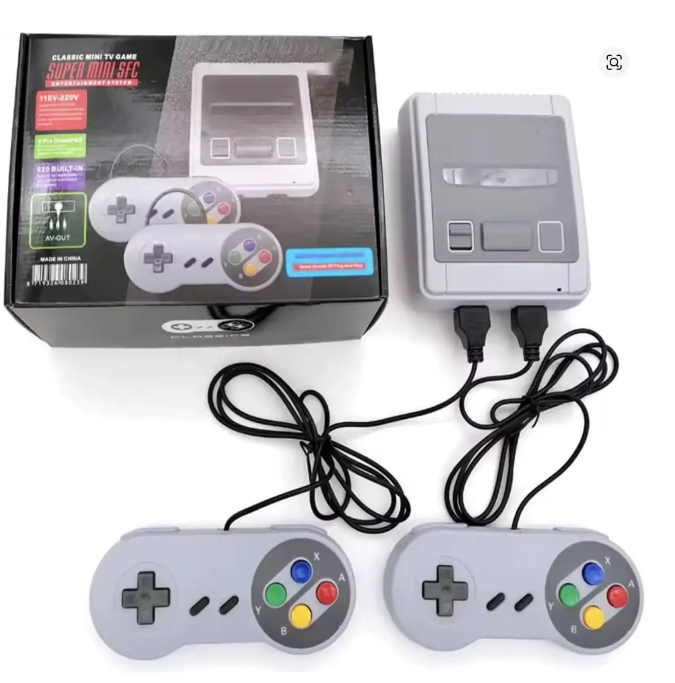 Game Console, Mini Video Game System, Built-in 620 Classic Games, Plug ...