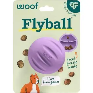 Woof Flyball Fetch Ball & Fits Standard Launchers Interactive Dog Toy