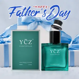 YCZ Jade Breeze Cologne Eau De Parfum Unisex 50ml Ocean Fresh Scent Premium Aromatic Woody Fragrance with Bergamot Coconut Amber for Him & Her Bold Arabian Perfume Luxurious Gift Energizing Citrus|Father's Day Gifts