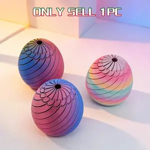 3D Printed Slippery Egg Fidget Toy, Easter Stress Relief Ball, Creative Visual Puzzle Desk Ornament, World Market Easter Egg Hunt Activity