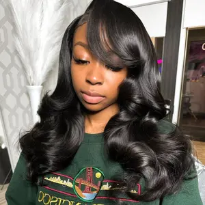 Wiggins Hair Ready To Go Glueless Wig Body Wave Side Part 13*4 Lace Front Wigs Human Hair Pre Cut Lace Pre Plucked Hairline Pre Styled Beginner Friendly