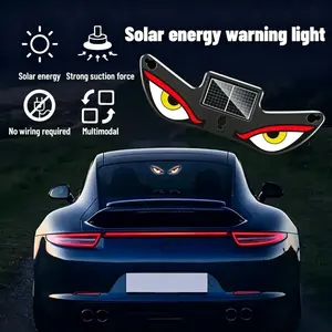Car Rear Window Dynamic LED Display – Vampire Devil Eye Emoji Panel, Auto Decorative Light