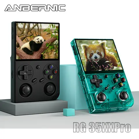ANBERNIC RG 35XXPro Retro Handheld Game Console 3.5 inch Linux 64-bit System H700 Battery 3200mAH rg35XXPro Gaming Consoles Anniversary Gifts