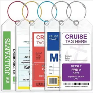 Cruise Luggage Tags- Carnival,MSC,NCL,Princess cruises, etc…