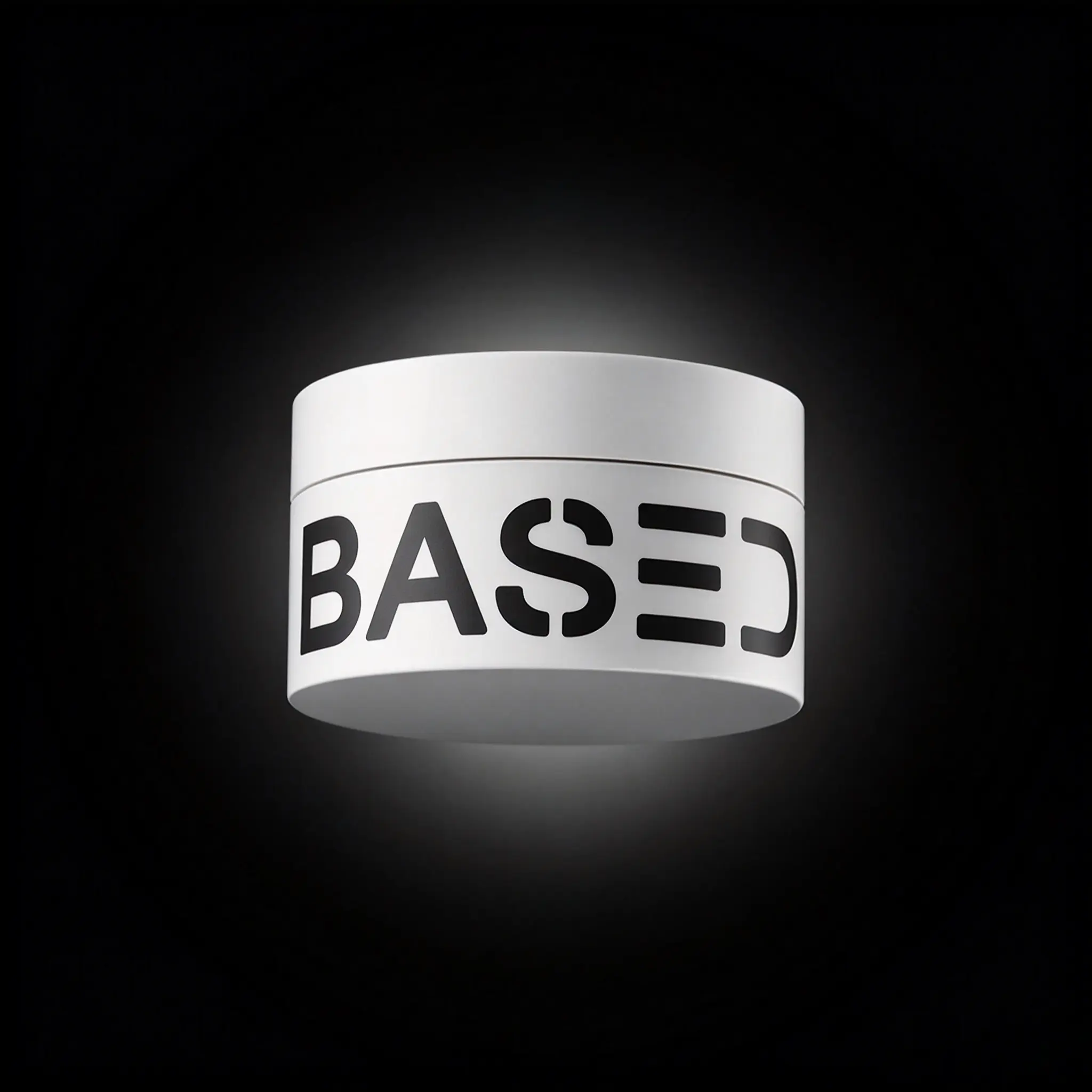 BASED Hair Clay 3oz Jar, Strong Hold Matte Finish Hair Styling Clay, Formulated with Shea Butter, Beeswax & Essential Clays for Natural Texture & Volume