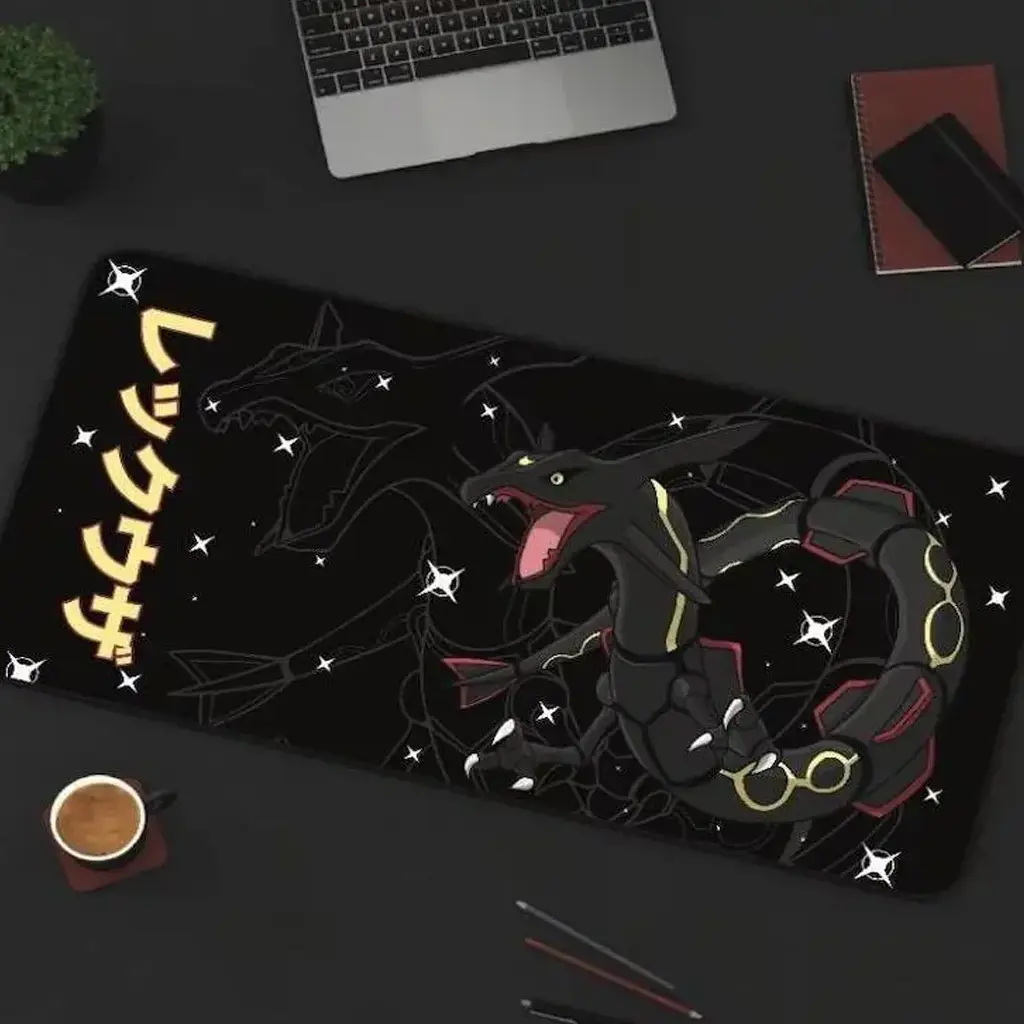 Rayquaza Pattern Desk Mat! Perfect for a Gift, Present, Holiday, Birthday, Japanese Anime – [FASTSHIPPING]