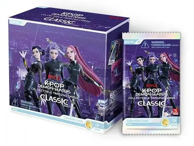 Demon Hunters KPOP Collectible Trading Cards Classic Edition 001 NA Booster Pack Box Sealed Anime Card Collection