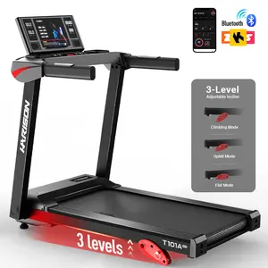 HARISON Heavy Duty Treadmill for Home Gym, 3.0HP Quiet Incline Running Machine with 300 LBS Capacity & Extra Wide Belt Portable Walking Pad Home Gym New Woodway Equipment Treadmills（TKHR-T101A)