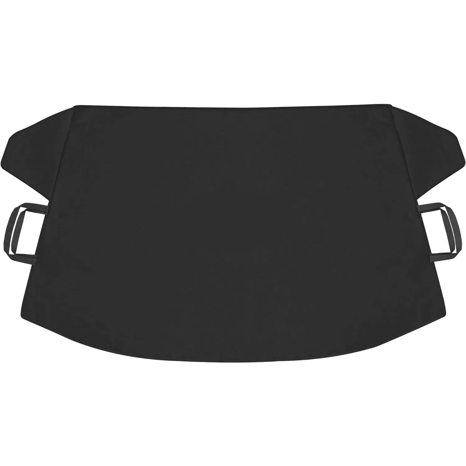 Car Windshield Snow Cover, Toughest Car Frost Protector for Ice & Sleet, Weatherproof for Winter, Includes Anti-Theft Straps, Freeze Protector for Auto Car Truck Van SUV, Wide Size 78"x45" inch,Black