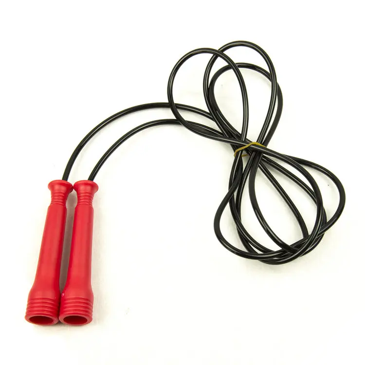 AeroMat 75015 8 ft. Adjustable Heavy Duty Speed Jump Rope, Red