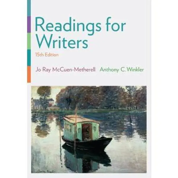 USED Book - Readings for Writers by Jo Ray McCuen-Metherell (Paperback) - english