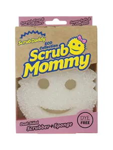 Dye-Free Scrub Mommy Sponge (1ct) - FlexTexture Dual-Sided Design Dye-Free Scrub Mommy Sponge (1ct) - FlexTexture Dual-Sided Design