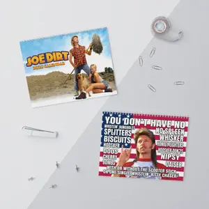 Joe Dirt 2026 Wall Calendar, Cult Classic Comedy Movie Calendar, Iconic Quotes & Characters, Retro 2000s Film Nostalgia Decor, Funny Fan Gift For Movie Lovers