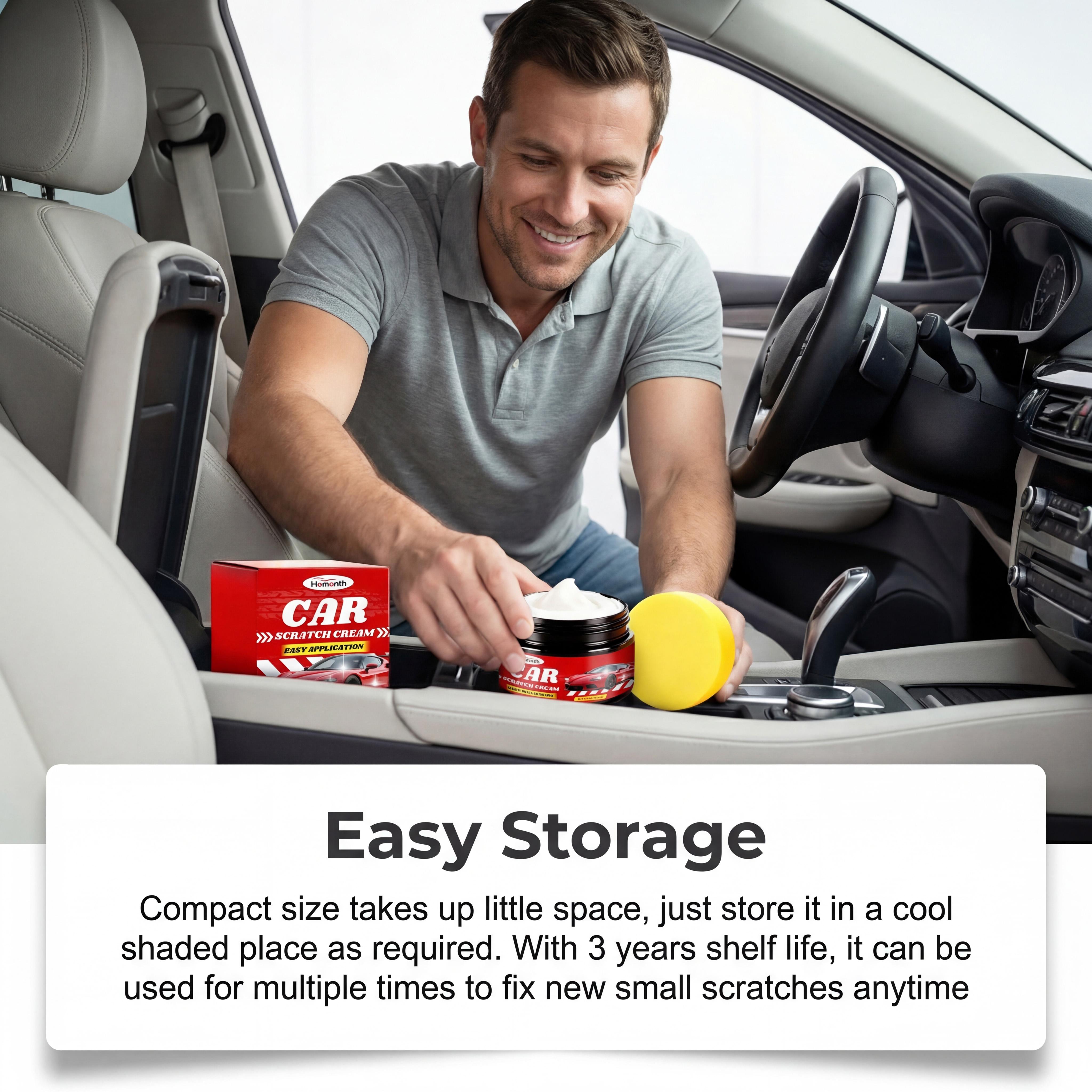 Car Paint Scratch Remover Repair Paste Fix Scratches and Scuffs Restore Car Paint Shine with Nano Coating Diy Paint Repair