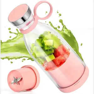 Portable Rechargeable Mini Blender, Power Smoothie Maker Bottle for Kitchen Household Use, Rechargeable Mini Blenders
