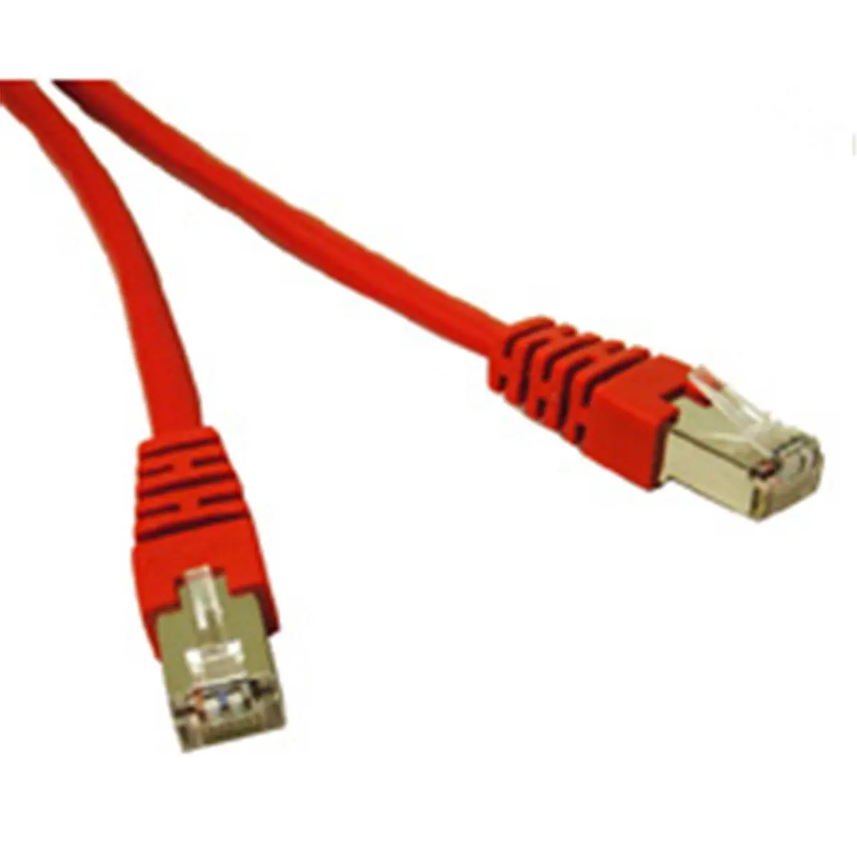 212 MAIN 75ft Shielded CAT 5E Molded Patch Cable, Red, Foil Shielding, PVC Jacket, UL Certified
