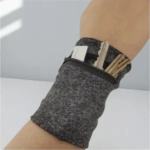 Lightweight Running Wrist Bag, Zipper Design Sports Wrist Bag, Multifunctional Storage Bag for Key, Cash, Card, Outdoor Travel Essential