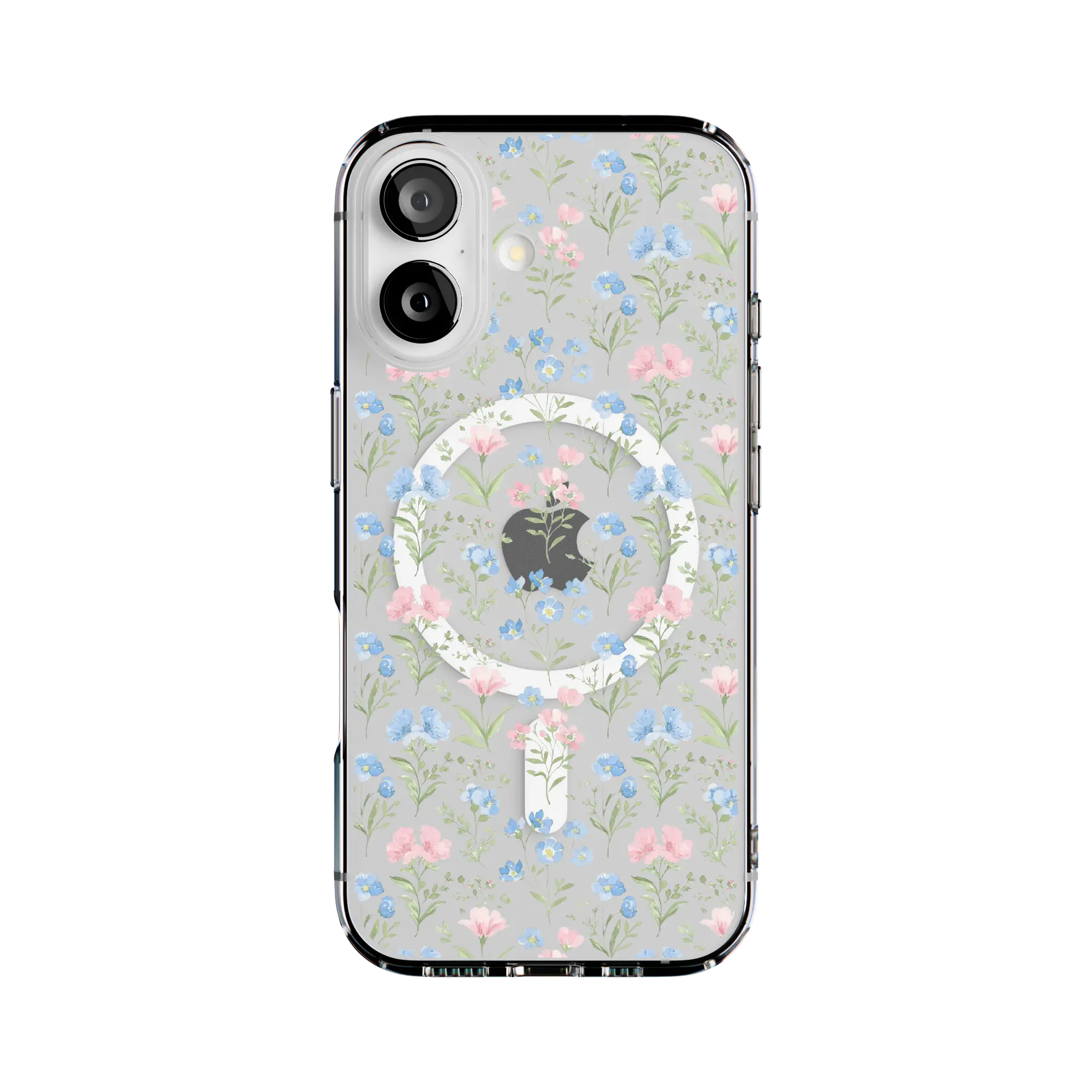 Casely iPhone 17 Case | Sunday Best | Pastel Garden | Clear Classic Ultra-Thin Design | Compatible with MagSafe