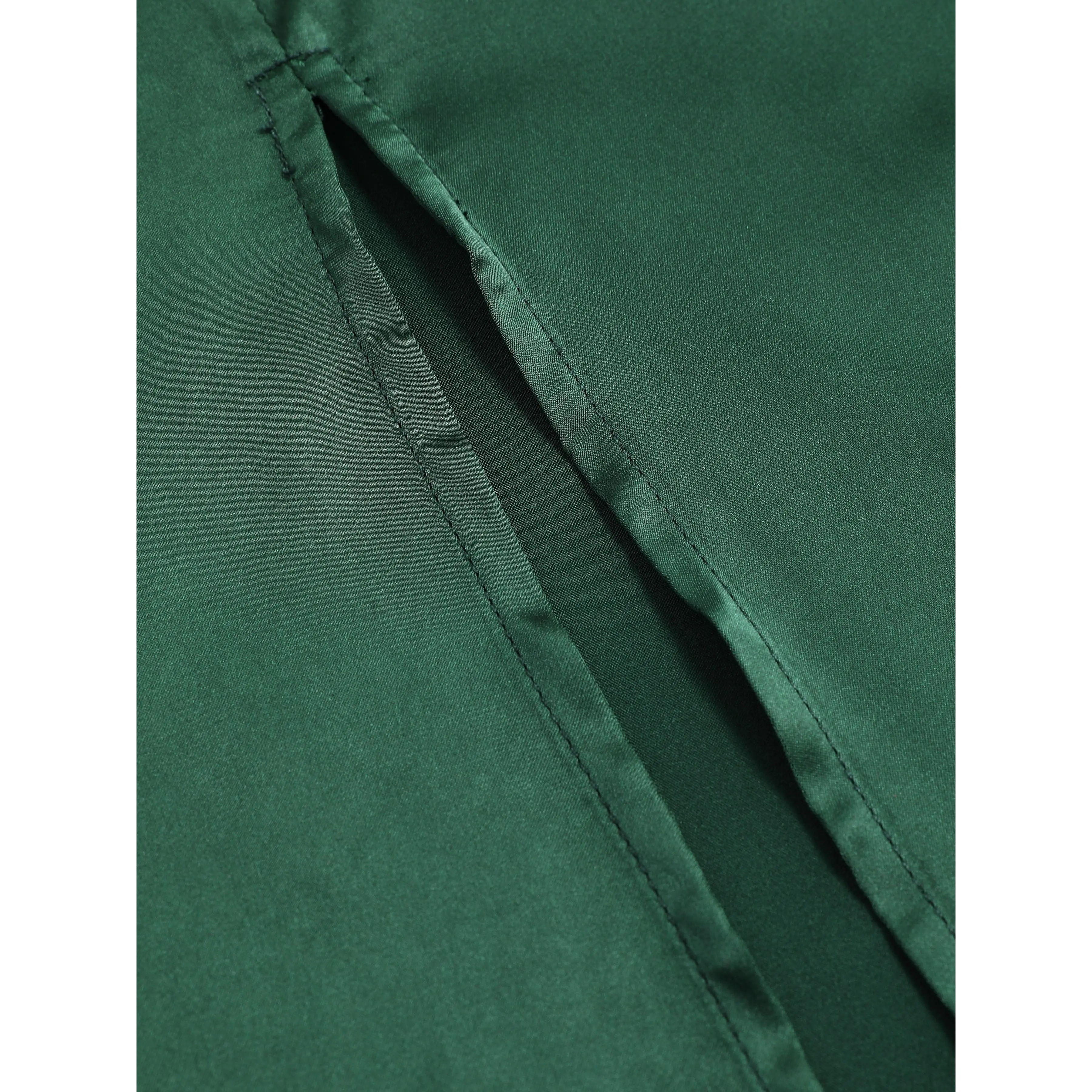 Cider [2 colors, size 2-10] Solid Satin Corset Slit Dress - TikTok Shop