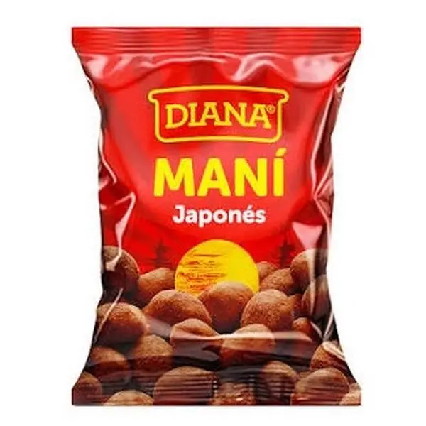 3 PCK MANÍ JAPONES 122gr ROASTED PEANUTS WITH SOY SAUCE FLAVOR DIANA FROM GUATEMALA