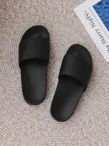 Men's Plain Sport Sandals, Fashion Open-Toe Massage Slippers, Lightweight Beach Slippers, Anti-Slip Breathable Summer Beach Shoes, Sizes 39-47, Casual PU Leather Eva Sole
