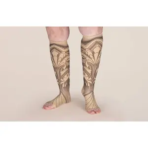 Gatsby Beige Gradient Compression Socks