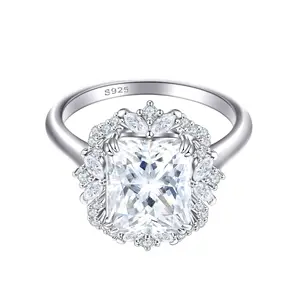 【#ZA261】(Geneva )4CT Lab Made Gemstone Fashion jewelry Ring