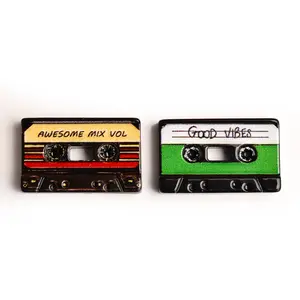 Vintage Song Tape , Retro Desktop Decorations, Home Decor, DIY Resin Accessories, Fridge Magnets, 10 Pieces Per Bag