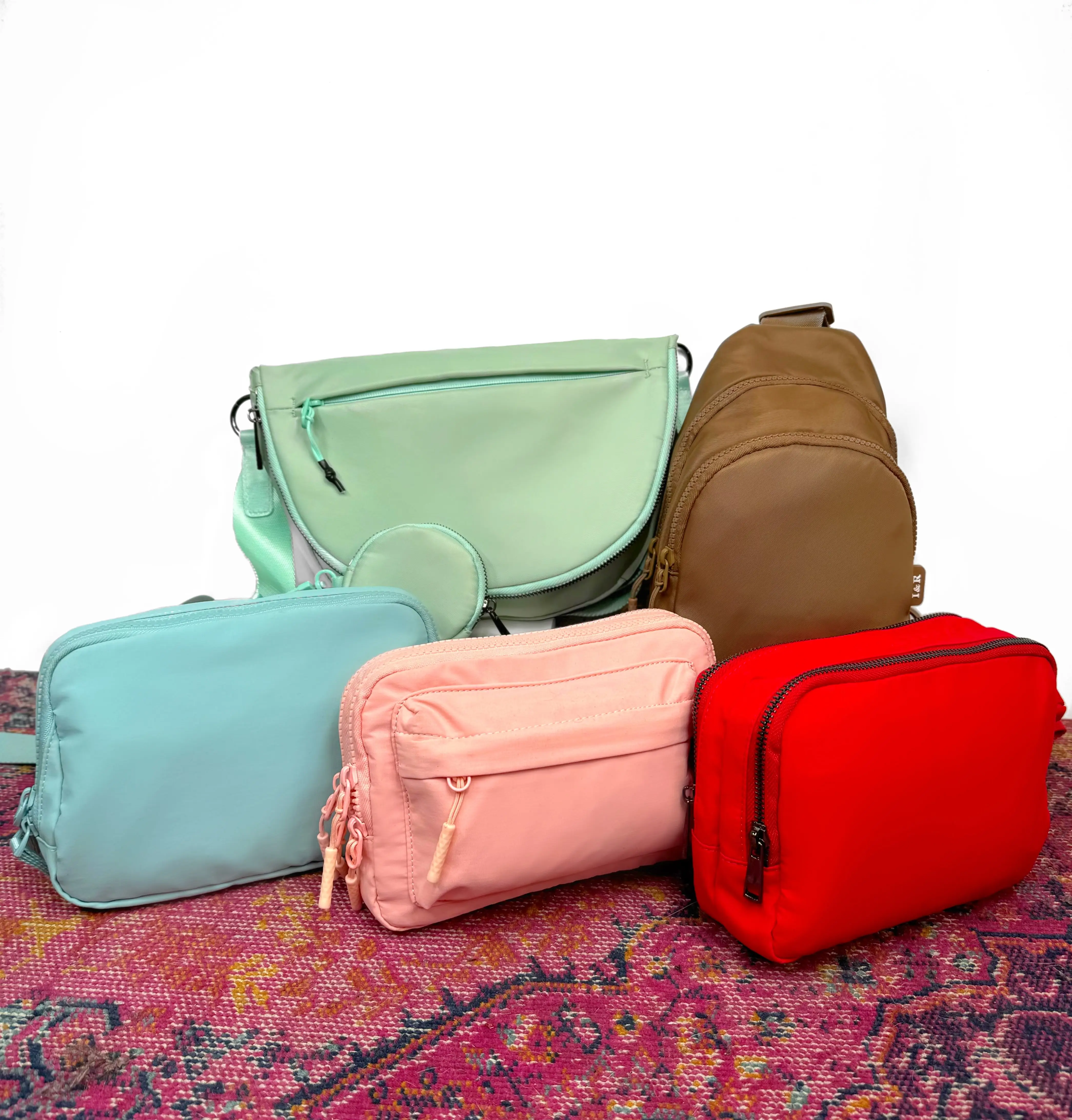 Mystery Crossbody Bag - Shops Choice Iris and Rainbow Bag Purse Colorful Design - By Iris & Rainbow