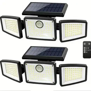 Solar Powered Outdoor Light - 3 Modes Dusk-to-Dawn IP65 Weatherproof Lamp